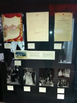 First runway for the Queen and letter from the Red Cross